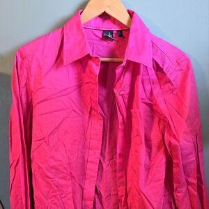 Hot pink cruel girl pearl snap